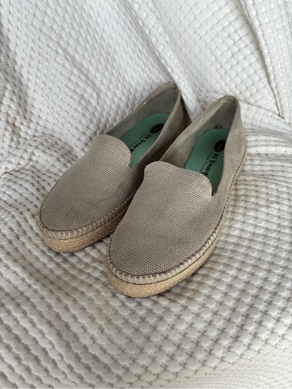 Dr. Scholl's Slip-On Espadrille Loafers in Taupe